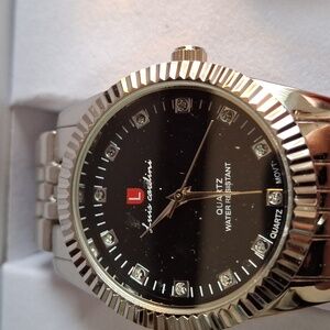 - Luis Cardini NWT watches his & hers, water resistant, stainless steel (W038)